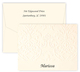 Triple Thick Embossed Damask Folded Note Cards Image 4 of 4